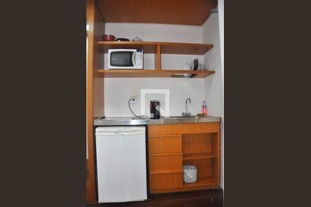 Cozinha - Armários de kitnet/studio à venda com 1 quarto, 35m² em Jardim São Paulo, São Paulo