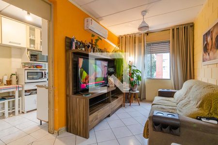 Sala de apartamento à venda com 3 quartos, 69m² em Vila Nova, Porto Alegre