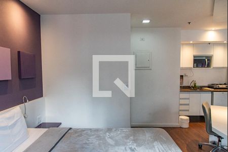 Studio para alugar com 36m², 1 quarto e 1 vaga Studio para alugar com 36m², 1 quarto e 1 vagaQuarto