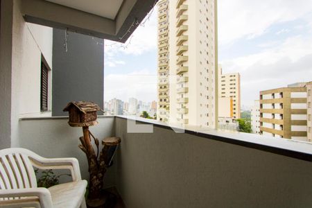 Varanda da sala de apartamento à venda com 3 quartos, 112m² em Vila Bastos, Santo André