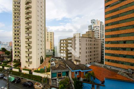 Vista da varanda de apartamento à venda com 3 quartos, 112m² em Vila Bastos, Santo André