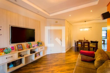 Sala de apartamento à venda com 3 quartos, 112m² em Vila Bastos, Santo André