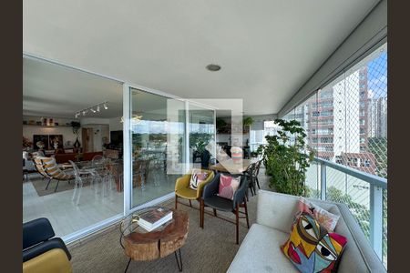 Varanda de apartamento para alugar com 3 quartos, 219m² em Campo Belo, São Paulo