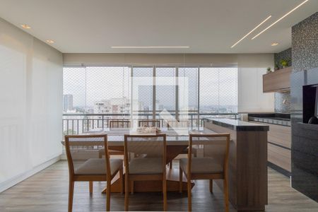 Varanda gourmet de apartamento à venda com 4 quartos, 129m² em Jardim Caboré, São Paulo