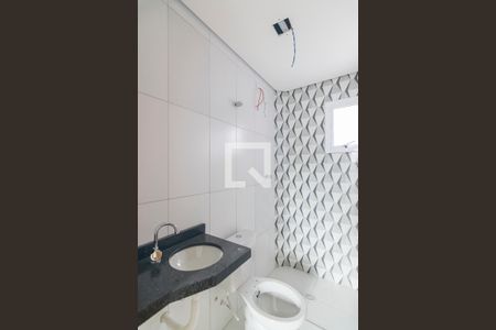 Banheiro da Suite de apartamento à venda com 2 quartos, 96m² em Vila Pires, Santo André