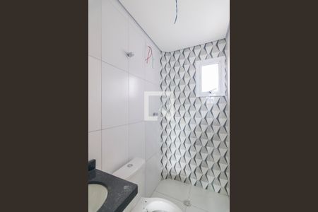 Banheiro da Suite de apartamento à venda com 2 quartos, 96m² em Vila Pires, Santo André