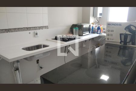 Cozinha de apartamento à venda com 2 quartos, 48m² em Jardim Boa Vista (zona Oeste), Osasco