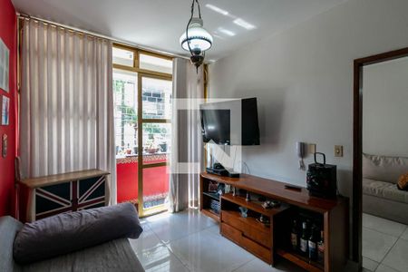 Sala de apartamento à venda com 3 quartos, 119m² em Coração Eucarístico, Belo Horizonte