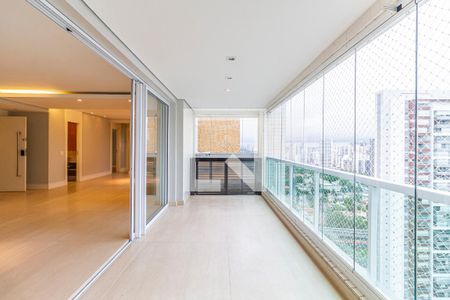 Varanda de apartamento à venda com 4 quartos, 161m² em Campo Belo, São Paulo