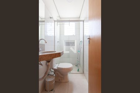 Banheiro da Suíte de apartamento à venda com 2 quartos, 51m² em Santa Branca, Belo Horizonte
