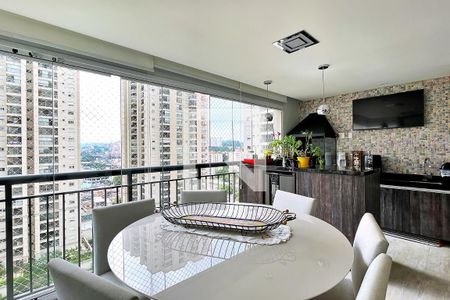 Varanda Gourmet de apartamento para alugar com 3 quartos, 122m² em Jardim Flor da Montanha, Guarulhos