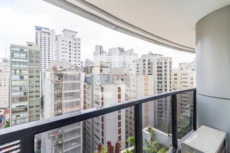 Varanda de apartamento para alugar com 1 quarto, 30m² em Jardim Paulista, São Paulo