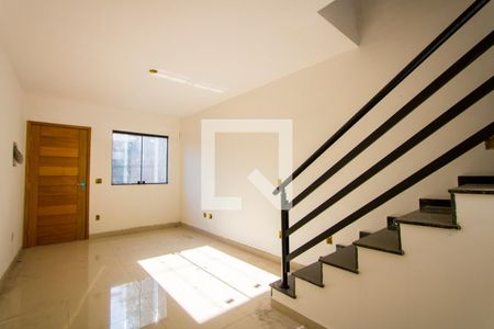Sala de casa à venda com 2 quartos, 65m² em Jardim Cristiane, Santo André