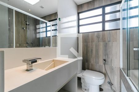 Banheiro da Suíte de apartamento à venda com 3 quartos, 90m² em Vila Nova Manchester, São Paulo