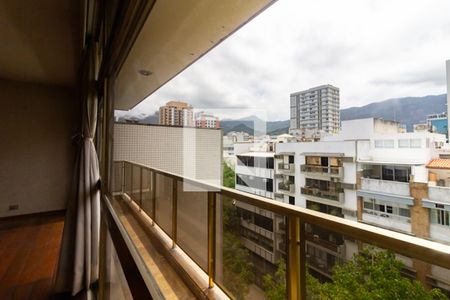 Detalhe da varanda da sala de apartamento à venda com 6 quartos, 270m² em Leblon, Rio de Janeiro