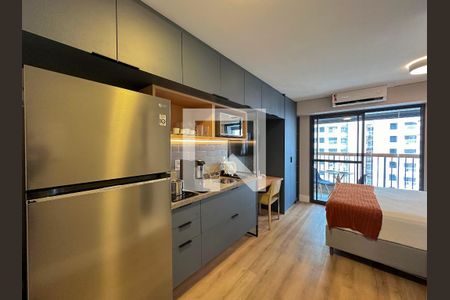 Studio  de kitnet/studio à venda com 0 quarto, 25m² em Brooklin Paulista, São Paulo