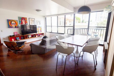Sala de apartamento para alugar com 3 quartos, 127m² em Campestre, Santo André