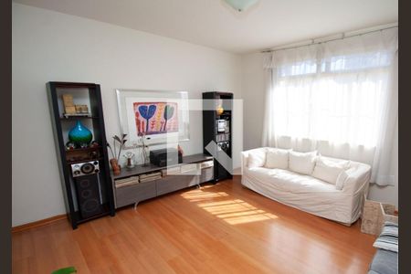 Sala  de apartamento à venda com 3 quartos, 113m² em Serra, Belo Horizonte