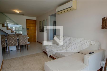 Sala de apartamento para alugar com 3 quartos, 295m² em Recreio dos Bandeirantes, Rio de Janeiro