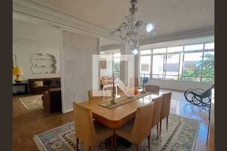 Sala de jantar de apartamento à venda com 4 quartos, 301m² em Leme, Rio de Janeiro