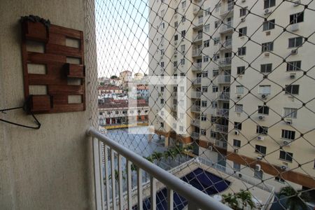Vista da sala de apartamento à venda com 2 quartos, 55m² em Todos Os Santos, Rio de Janeiro