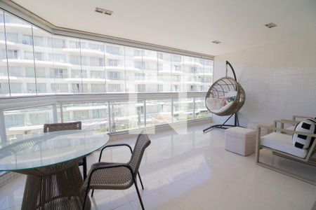 Varanda da Sala de apartamento para alugar com 3 quartos, 190m² em Recreio dos Bandeirantes, Rio de Janeiro