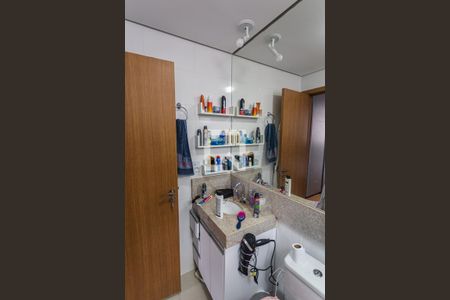 Banheiro da Suíte de apartamento à venda com 3 quartos, 120m² em Santo Antônio, Belo Horizonte