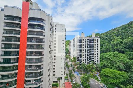 Vista de apartamento para alugar com 3 quartos, 140m² em Barra Funda, Guarujá