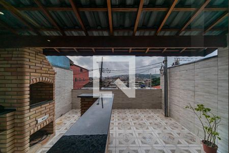 Vista da Sala de casa à venda com 3 quartos, 111m² em Vila Amabile Pezzolo, Santo André