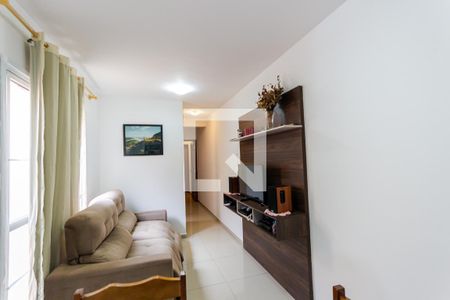 Sala de apartamento à venda com 2 quartos, 54m² em Campestre, Santo André