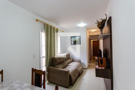 Sala de apartamento para alugar com 2 quartos, 54m² em Campestre, Santo André