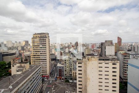 Vista da Varanda de kitnet/studio à venda com 1 quarto, 22m² em Centro Histórico de São Paulo, São Paulo