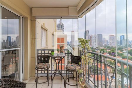 Varanda da Sala de apartamento à venda com 3 quartos, 115m² em Cidade Monções, São Paulo