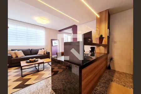 Sala de apartamento à venda com 3 quartos, 145m² em Funcionários, Belo Horizonte