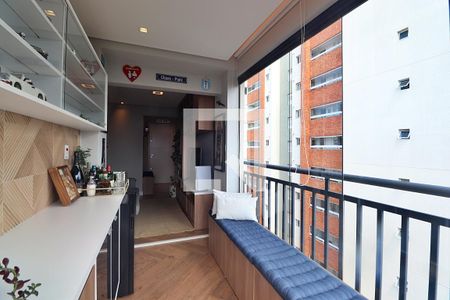 Varanda de apartamento à venda com 2 quartos, 57m² em Campestre, Santo André