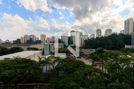 Vista Sala de apartamento à venda com 3 quartos, 136m² em Vila Andrade, São Paulo