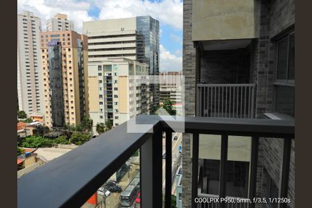 Vista da Sacada de kitnet/studio à venda com 1 quarto, 38m² em Jardim Paulista, São Paulo