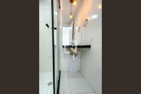 Banheiro de kitnet/studio à venda com 1 quarto, 28m² em Vila Dom Pedro I, São Paulo