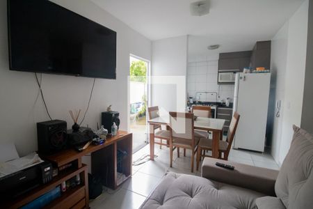 Sala de apartamento à venda com 2 quartos, 70m² em Brasiléia, Betim
