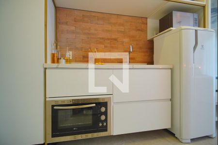 Cozinha  de kitnet/studio para alugar com 1 quarto, 37m² em Auxiliadora, Porto Alegre