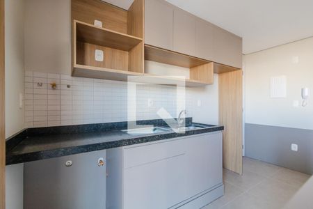 Sala / Cozinha de apartamento à venda com 1 quarto, 47m² em Farroupilha, Porto Alegre