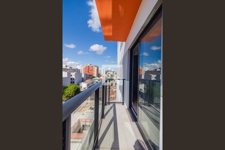 Varanda de apartamento à venda com 1 quarto, 47m² em Farroupilha, Porto Alegre