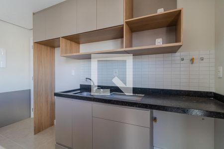 Sala/Cozinha de apartamento à venda com 1 quarto, 47m² em Farroupilha, Porto Alegre