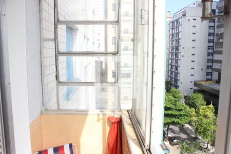 Sacada de apartamento para alugar com 1 quarto, 16m² em Itararé, São Vicente