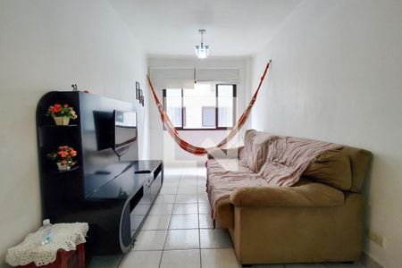 Sala de apartamento para alugar com 1 quarto, 56m² em Vila Tupi, Praia Grande