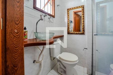 Banheiro da Suíte de casa à venda com 3 quartos, 100m² em Sarandi, Porto Alegre