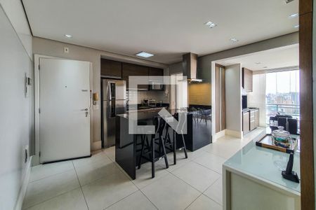 sala cozinha de apartamento à venda com 2 quartos, 74m² em Vila Mariana, São Paulo