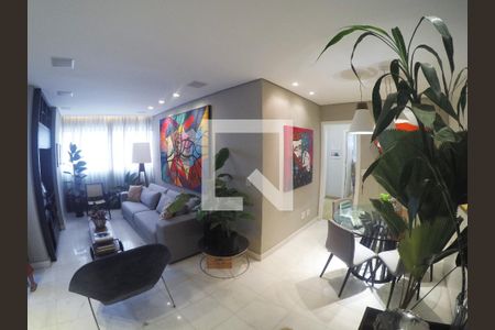 Sala de apartamento à venda com 3 quartos, 87m² em Vila da Serra, Nova Lima