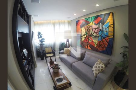 Sala de apartamento à venda com 3 quartos, 87m² em Vila da Serra, Nova Lima