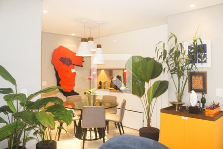 Sala de apartamento à venda com 3 quartos, 87m² em Vila da Serra, Nova Lima